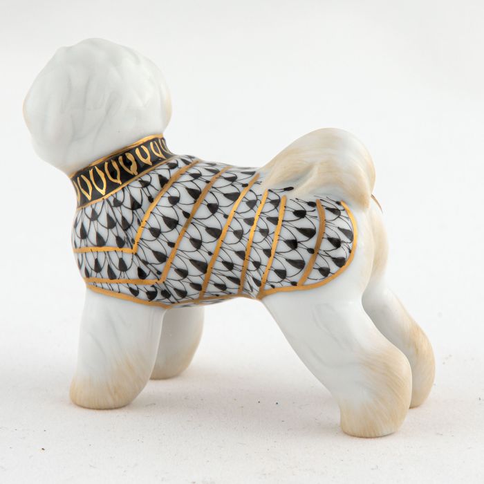Herend Decorative Bichon Frise - Black