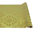 Hester & Cook Light Green Damask Paper Table Runner