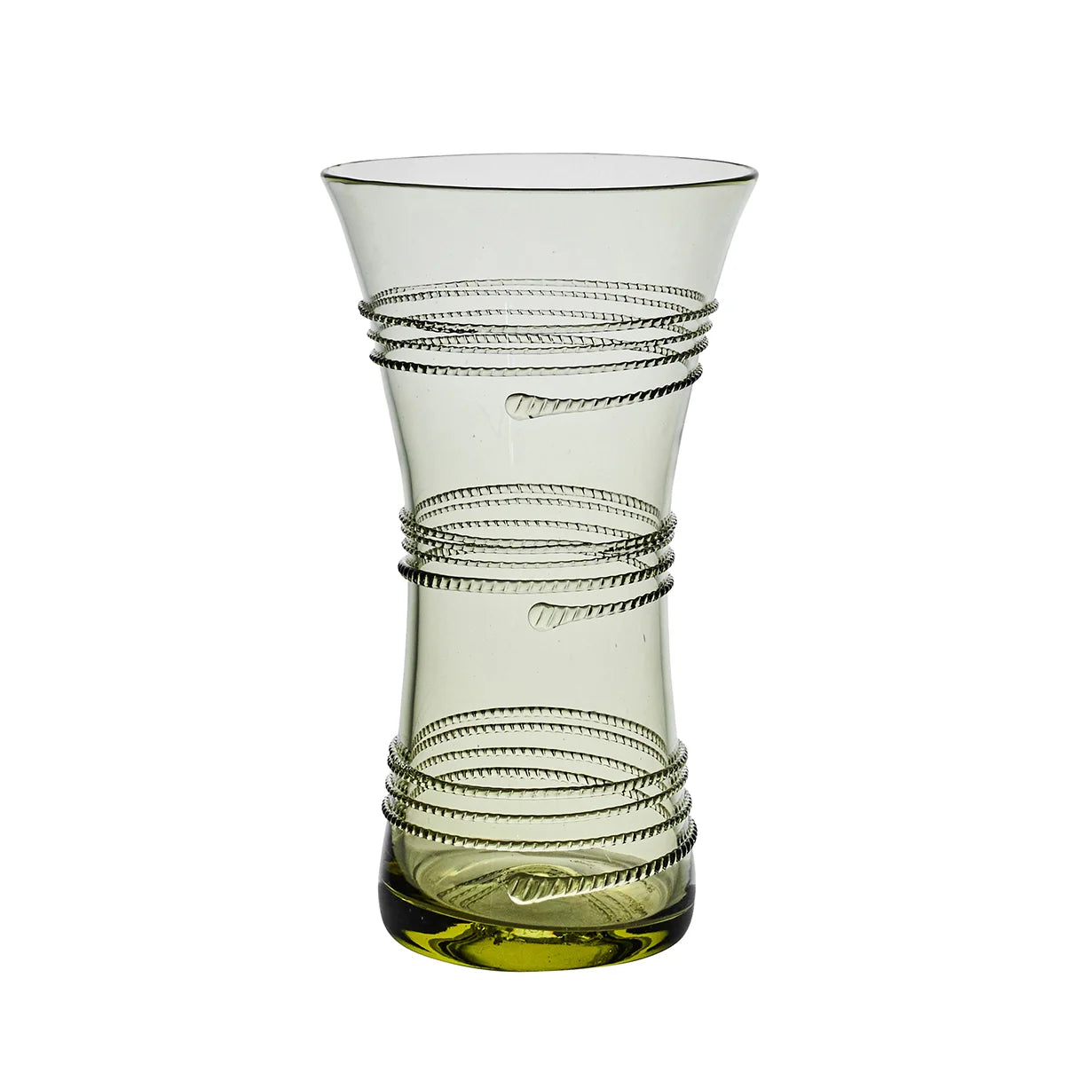 Juliska Ella 9” Corset Vase - Green