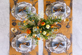 Hester & Cook Die-Cut Harvest Toile Frame Placemat