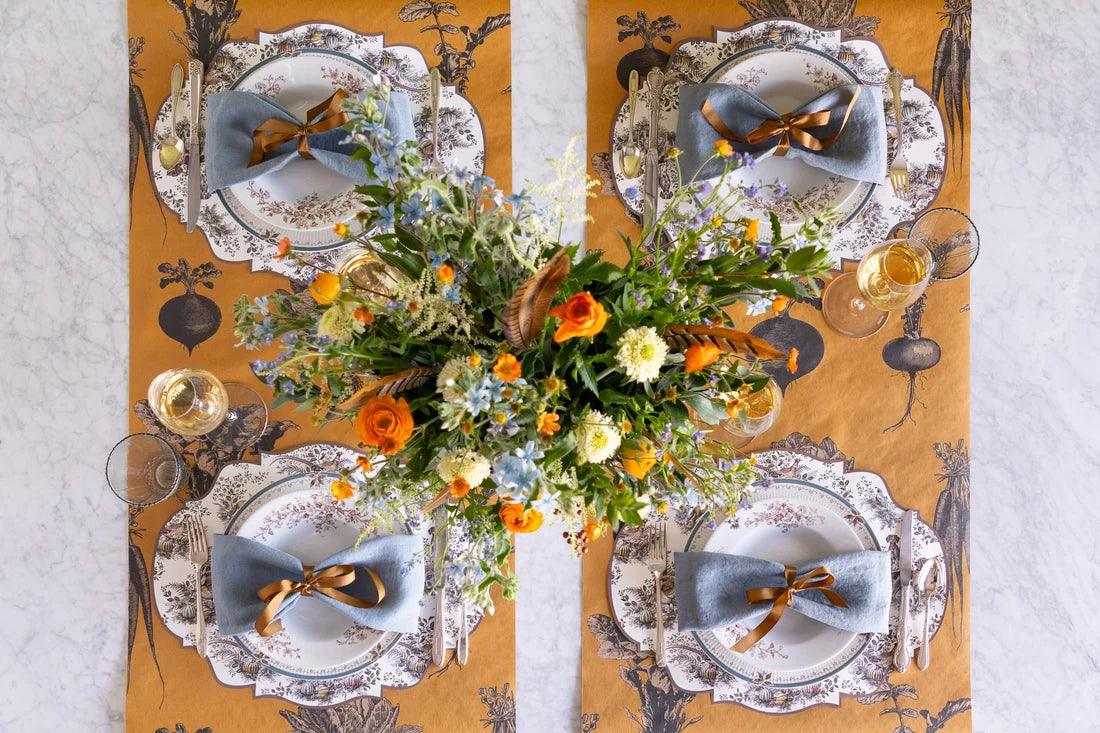 Hester & Cook Die-Cut Harvest Toile Frame Placemat