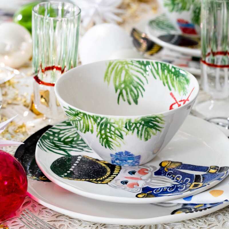 Vietri Nutcracker Cereal Bowl - Drum