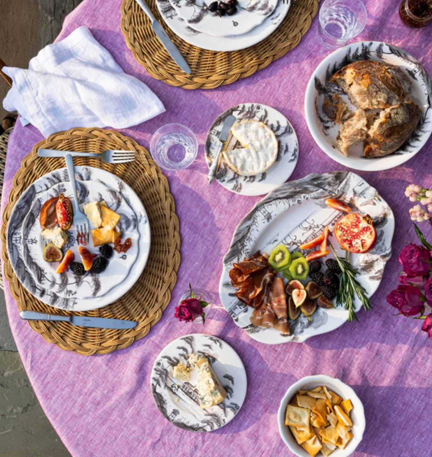 Juliska Country Estate Side/Cocktail Plate - Flint Grey
