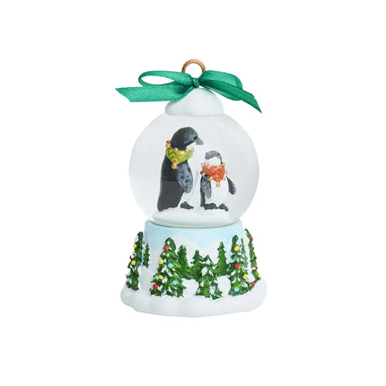 Juliska North Pole Penguin Snow Globe Place Card Holder