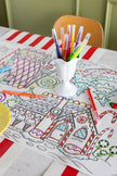 Hester & Cook Gingerbread Coloring Table Runner