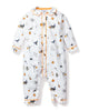 Petite Plume Baby Twill Cambridge Romper - Trick or Treat