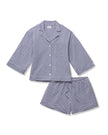 Petite Plume Olivia Short Pima Pajama Set - Navy Foulard