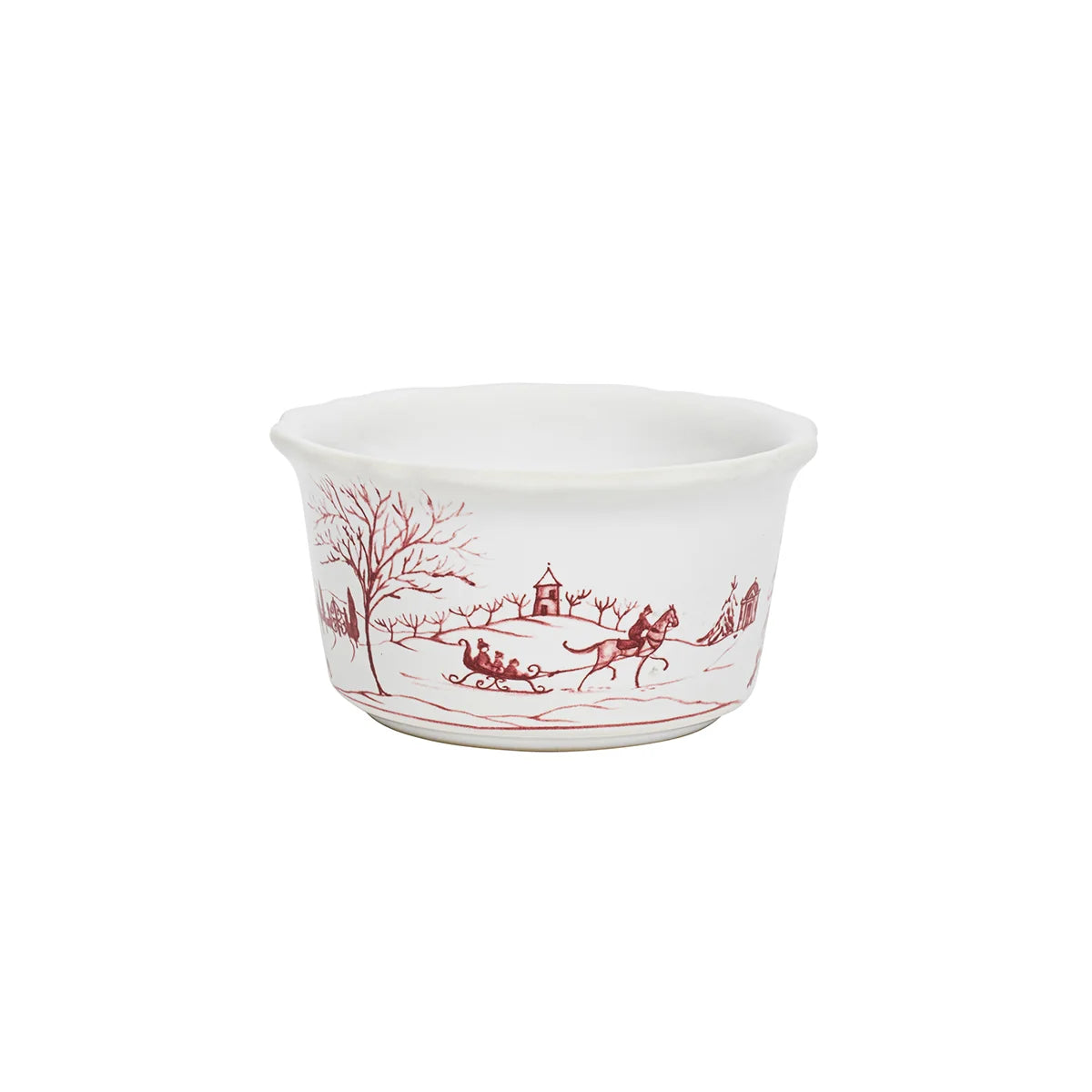 Juliska Winter Frolic Ramekin - Ruby