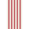 Hester & Cook Red Linen Stripe Paper Guest Napkins