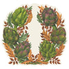 Hester & Cook Die-Cut Artichoke Wreath Placemat