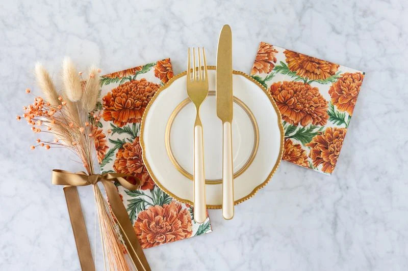 Hester & Cook Marigold Harvest Paper Guest Napkins