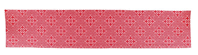 Vietri Damask Table Runner - Red