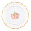 Herend Fall Dessert Plate - Pumpkin