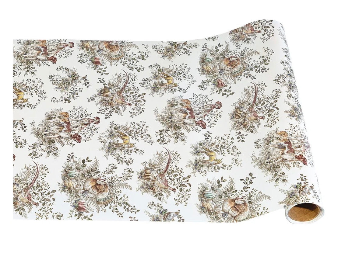 Hester & Cook Harvest Toile Table Runner