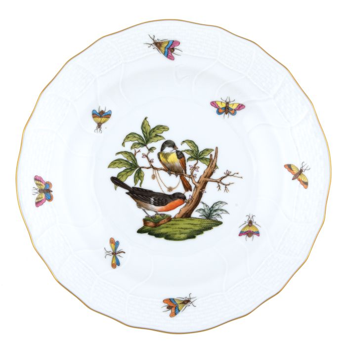 Herend Rothschild Bird Dessert Plate - #2