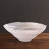 Beatriz Ball GLASS Alabaster Wave Extra Large Bowl (White)