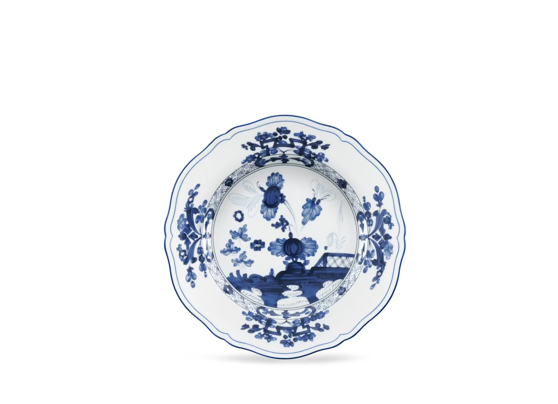 Ginori Oriente Italiano Flat Dinner Plate - Indaco