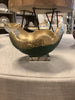 Bella Beton Concrete Bowl - Small Green/Gold