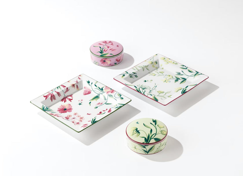 Ginori Florenza Large Squared Vide Poche - Malva