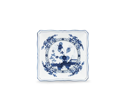 Ginori Oriente Italiano Small Square Plate - Indaco