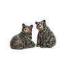 Juliska Clever Creatures Salt and Pepper - Black Bear