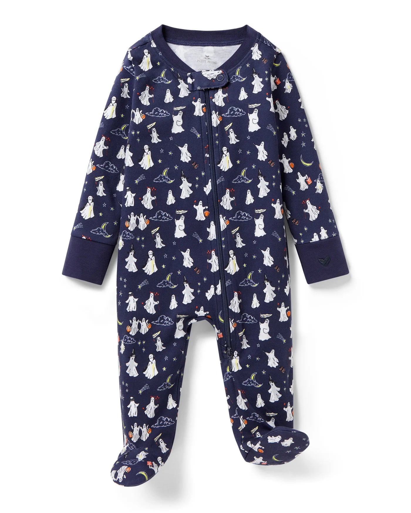 Petite Plume Baby Pima Romper - Spooky Slumber