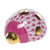 Herend Decorative Lucky Ladybug - Raspberry