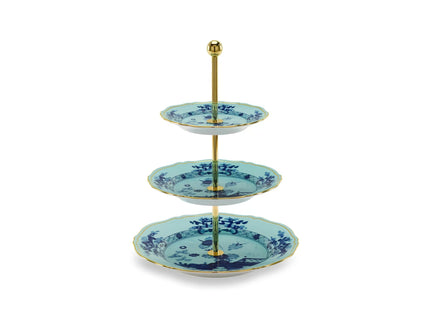 Ginori Oriente Italiano 3 Tier Serving Stand - Iris