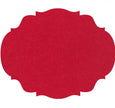 Hester & Cook Die-Cut French Frame Placemat - Red