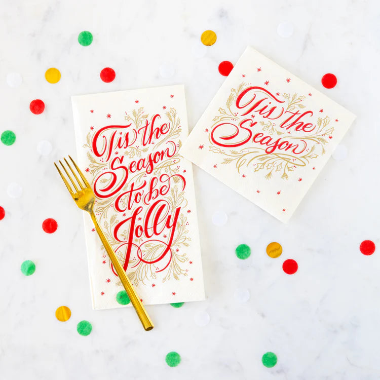 Hester & Cook Tis the Season Cocktail Napkins