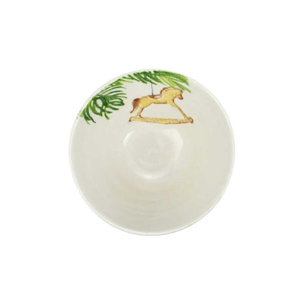 Vietri Nutcracker Cereal Bowl - Rocking Horse