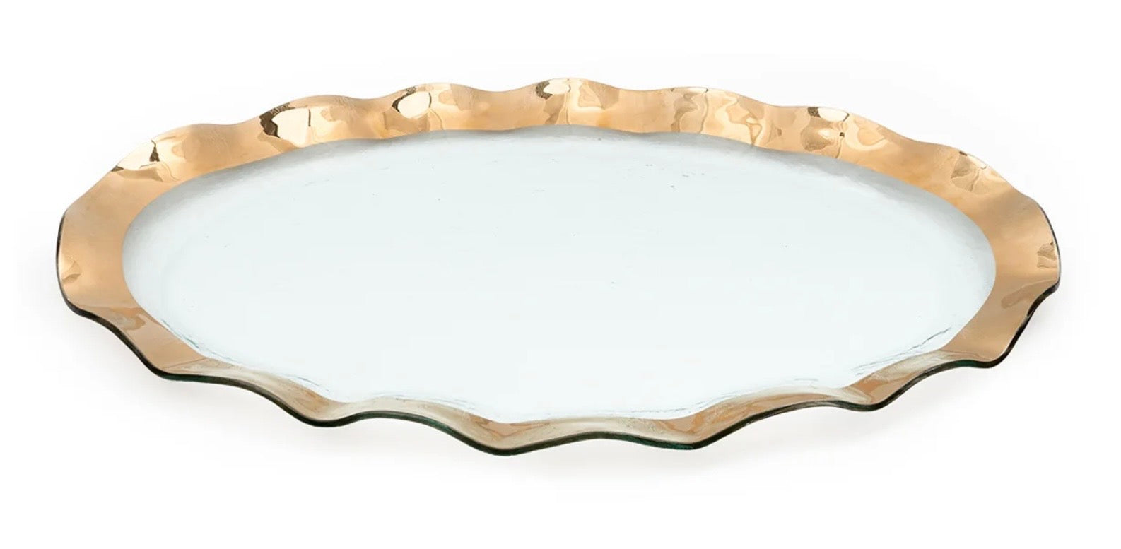 annieglass Ruffle Extra Large Platter