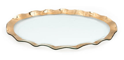 annieglass Ruffle Extra Large Platter