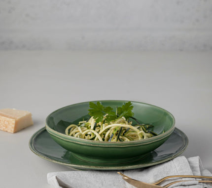 Casafina Fontana Pasta Bowl - Forest Green