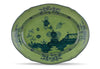 Ginori Oriente Italiano Oval Flat Platter - Malachite