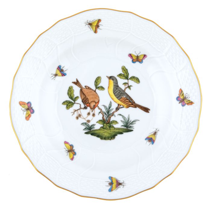 Herend Rothschild Bird Dessert Plate - #7