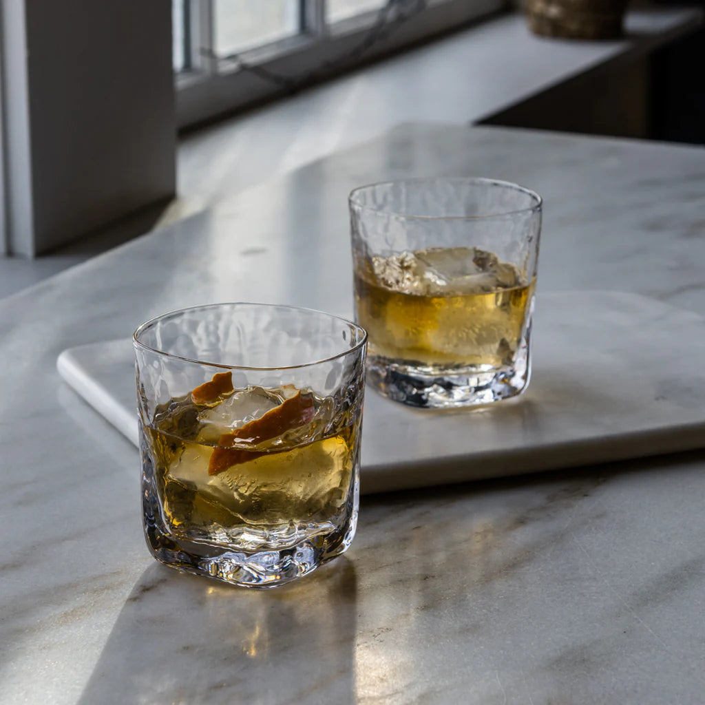 Simon Pearce Woodbury Double Old Fashioned Glasses
