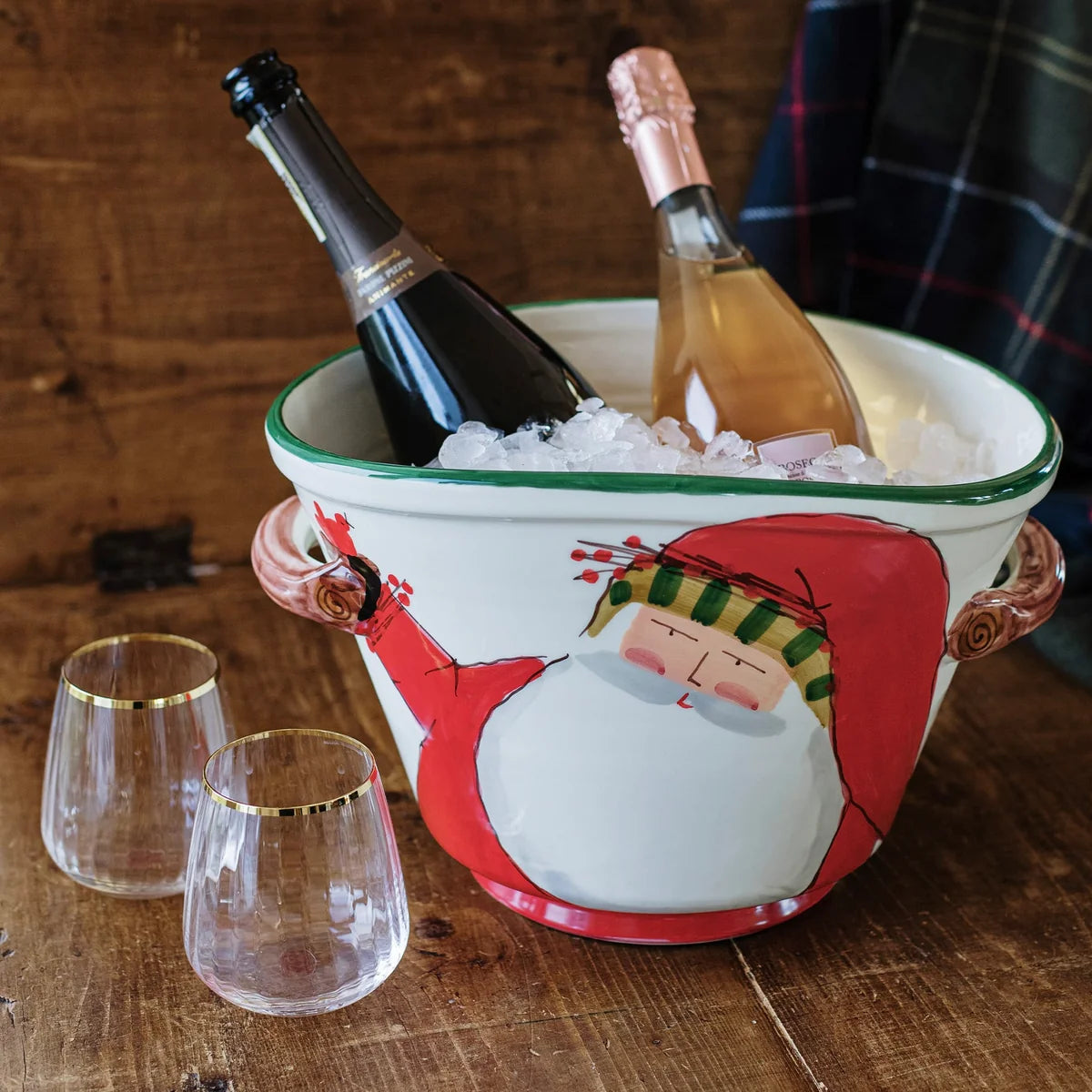 Vietri Old St. Nick Cachepot
