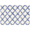 Hester & Cook Blue Lattice Paper Placemat
