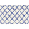 Hester & Cook Blue Lattice Paper Placemat