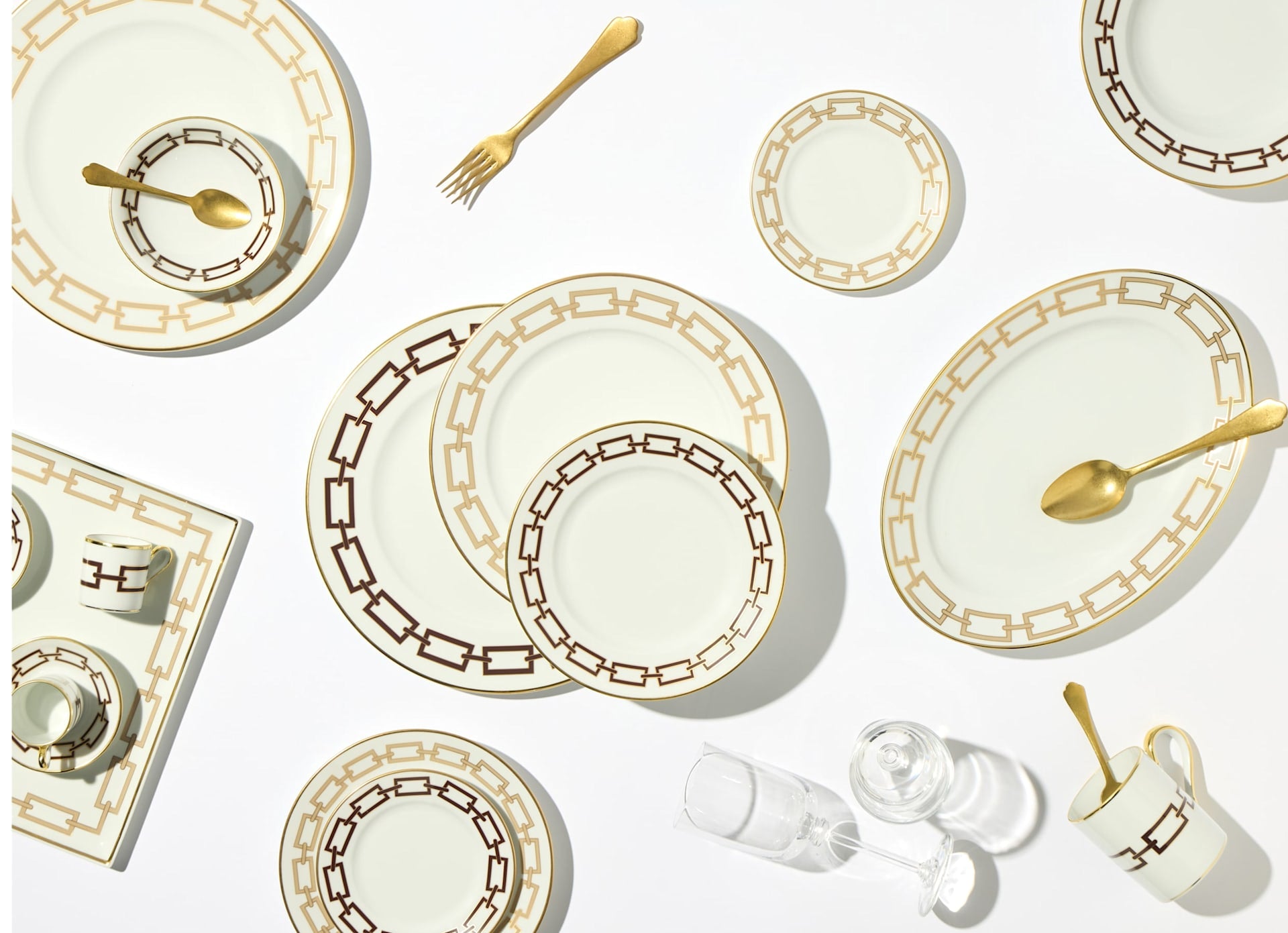 Ginori Catene Dinner Plate - Cachemire