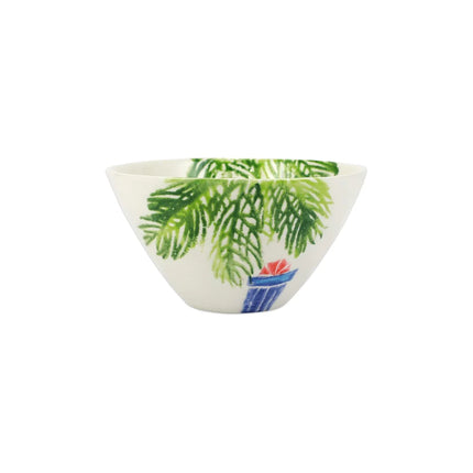 Vietri Nutcracker Cereal Bowl - Candy Cane