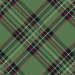Hester & Cook Green Plaid Paper Cocktail Napkins