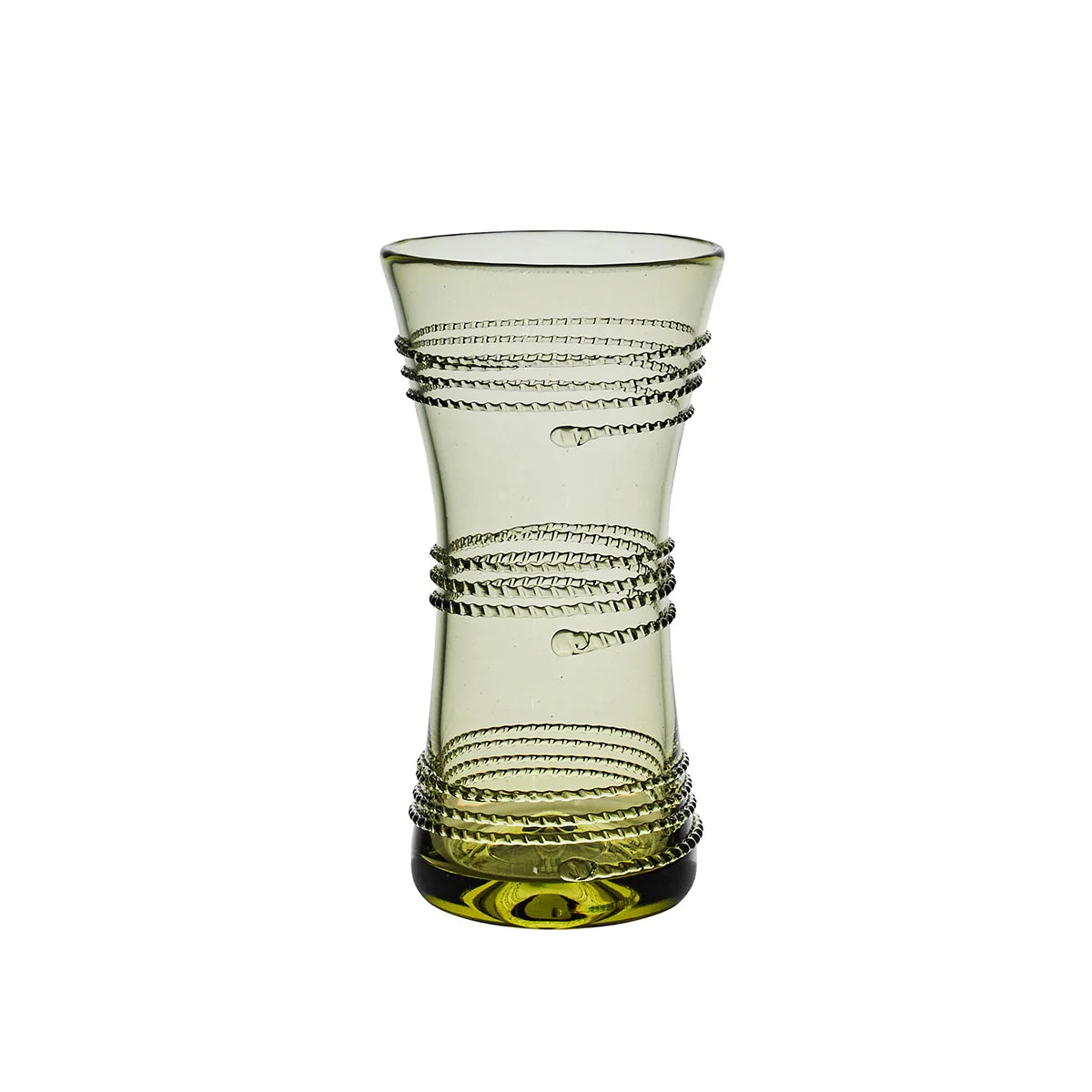 Juliska Ella 6” Corset Vase - Green