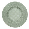 Caspari Rattan Charger - Green