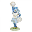 Herend Decorative Cheerleader Bunny - Blue