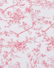 Petite Plume Luxe Premium Cotton Bed Sheets - Pink Timeless Toile