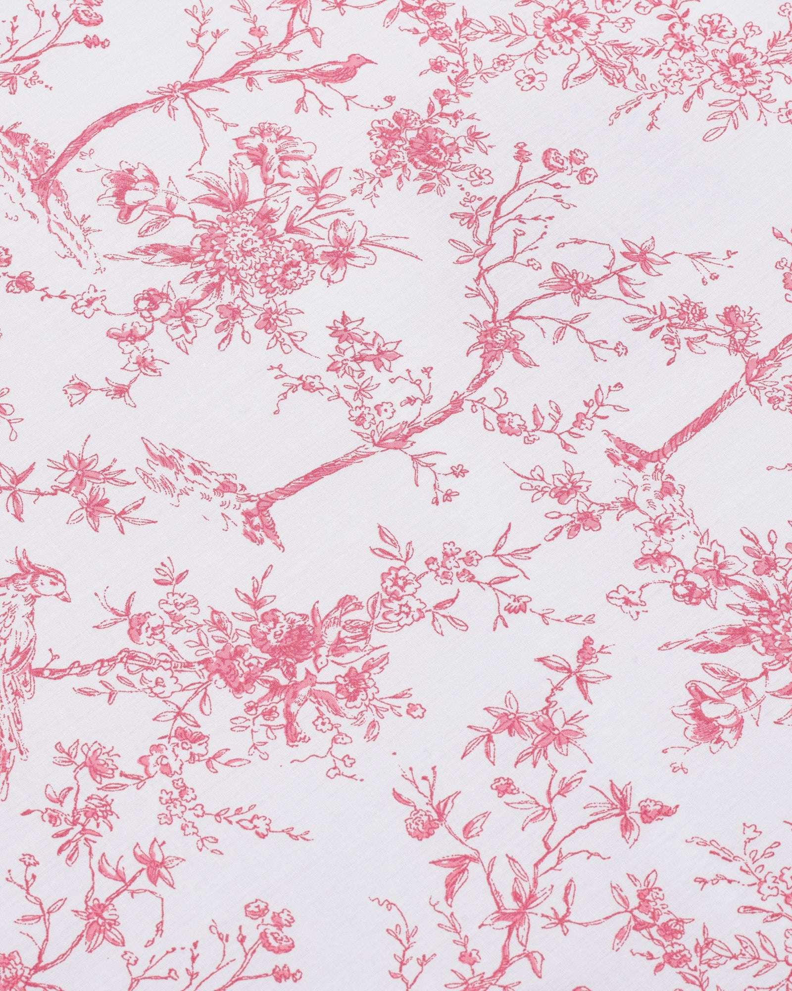 Petite Plume Luxe Premium Cotton Bed Sheets - Pink Timeless Toile