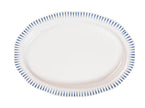Juliska Sitio Stripe 17” Serving Platter- Delft Blue