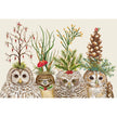 Hester & Cook Festive Little Owls Paper Placemat